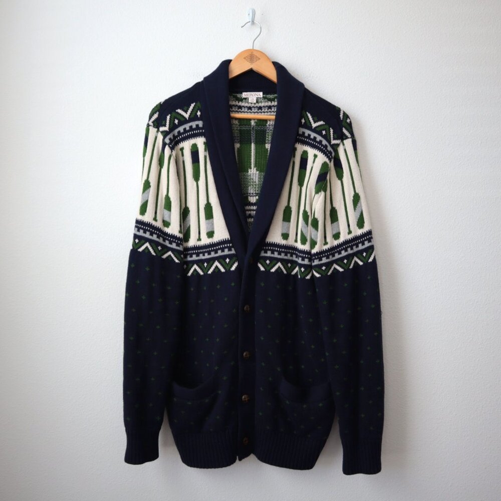 Vintage Merona Oars Cardigan Sweater | L
